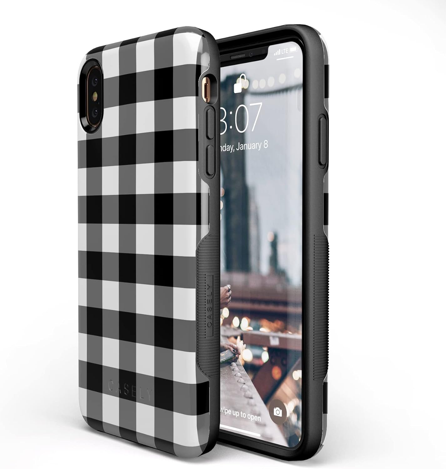 Casely – Funda para teléfono celular de 360 grados de cobertura para tu teléfono  recortes precisos, protección para cámara de labios elevados de