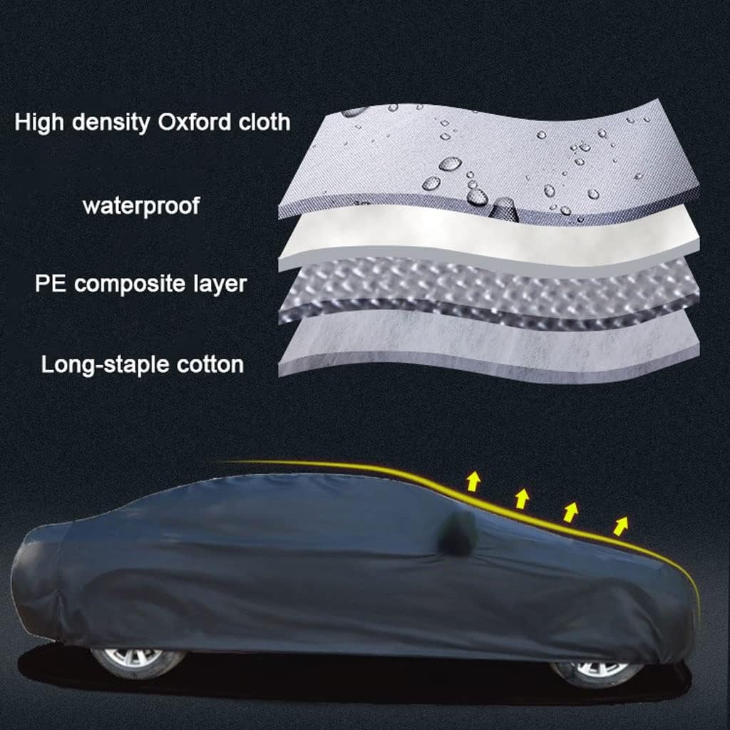 Funda para automóvil compatible con Dacia Duster Logan MCV Sandero Stepway impermeable, a prueba de polvo, viento, para hacer frente a la lluvia,