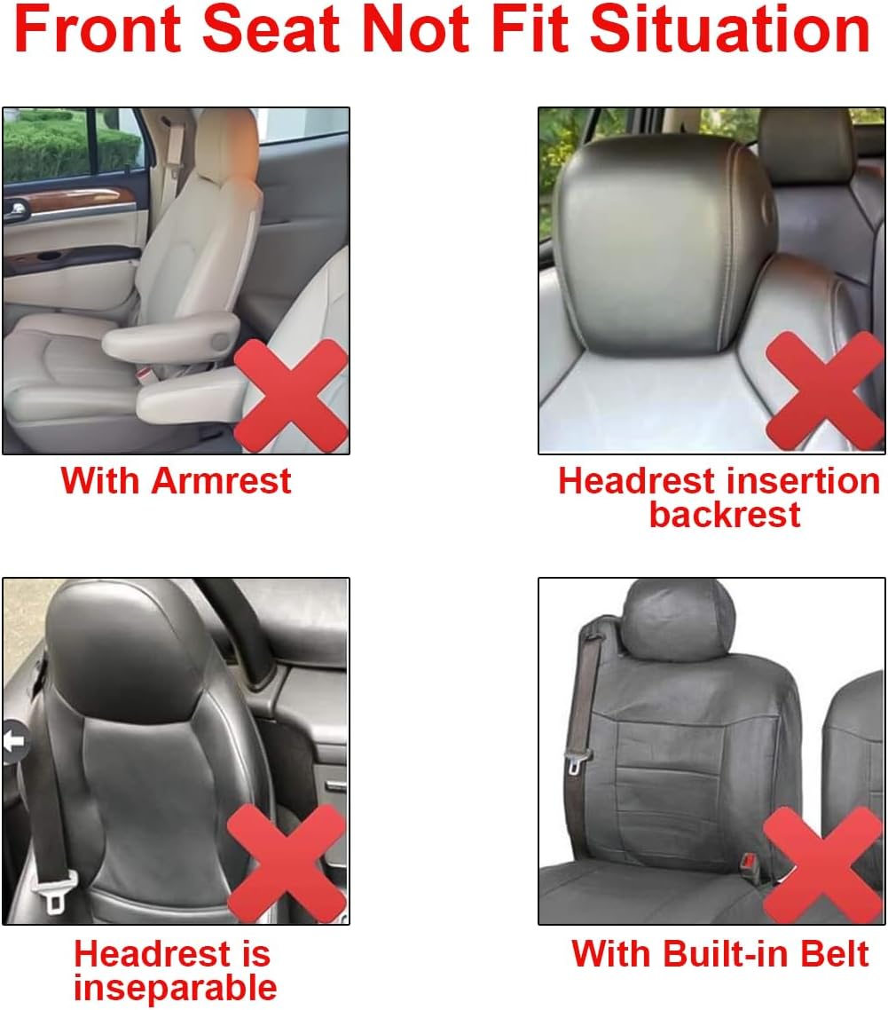 Fundas de asiento delantero de automóvil, paquete de 2 protectores de asiento automotriz de mariposa, accesorios para el interior del automóvil,
