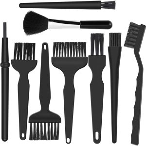 9 en 1 cepillos antiestáticos pequeños kit de limpieza cepillo de nailon multiusos para teclado, placas base de PC, cámara, teléfono, portátil, 9 en 1 cepillos antiestáticos pequeños kit de limpieza cepillo de nailon multiusos para teclado, placas base de PC, cámara, teléfono, portátil,