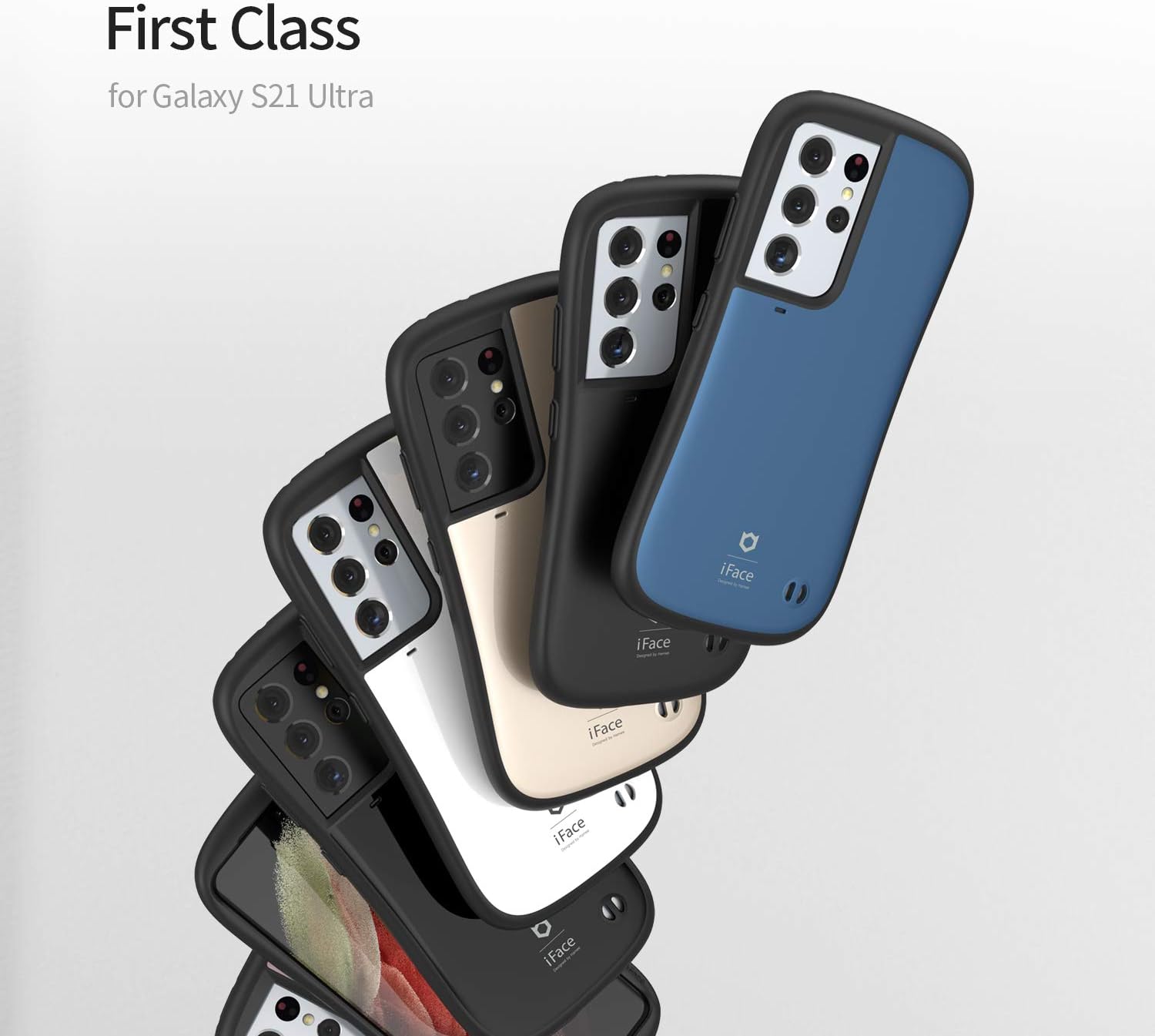 iFace First Class Series – Funda para Samsung Galaxy S21 Ultra, bonita capa doble TPU y policarbonato, funda protectora híbrida a prueba de golpes