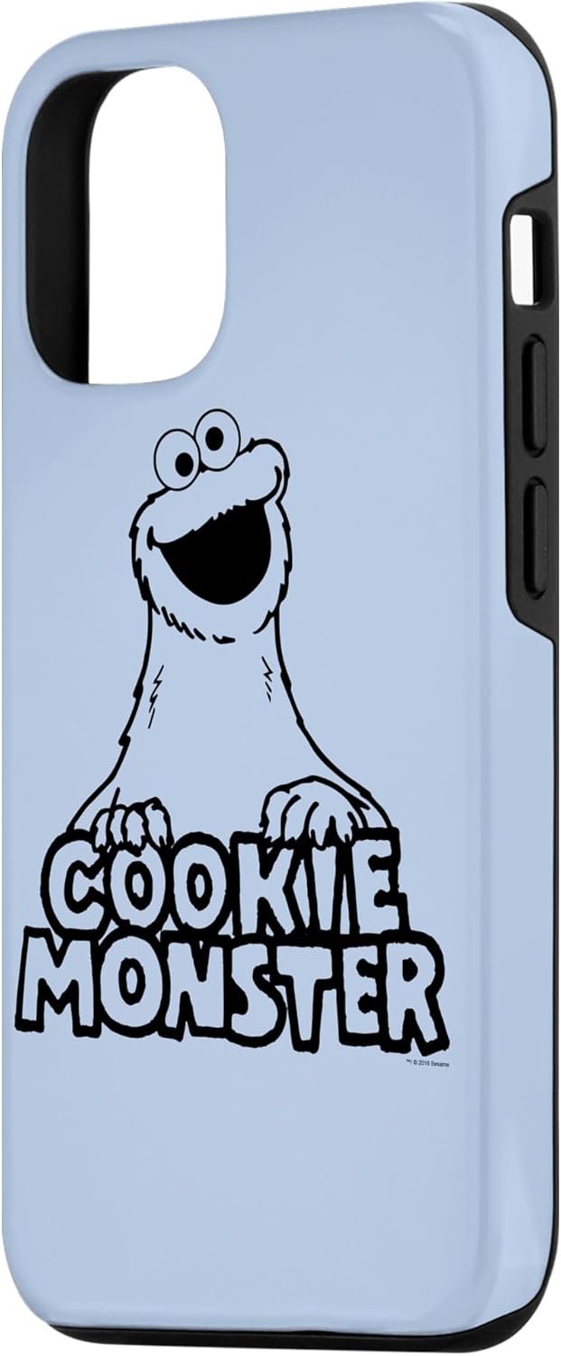Funda vintage de monstruo de galletas para iPhone 14 Sesame Street
