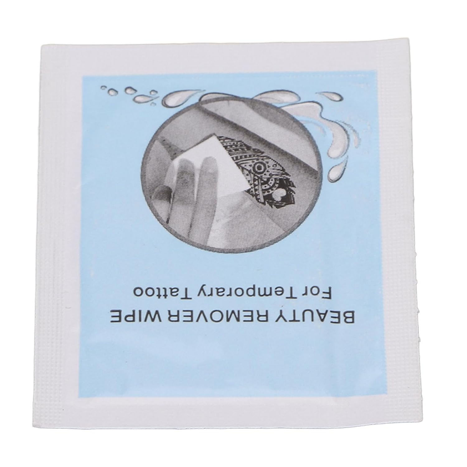Sonew 120 toallitas de limpieza temporales de tatuajes, toallitas desechables para eliminar patrones de tatuajes, envueltas individualmente, 1