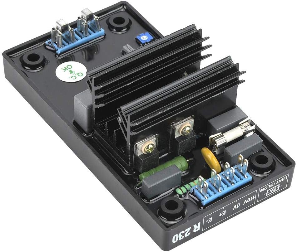 YWBL-WH Regulador de voltaje R230 AVR sin escobillas 120VCA automático monofásico generador de dos líneas