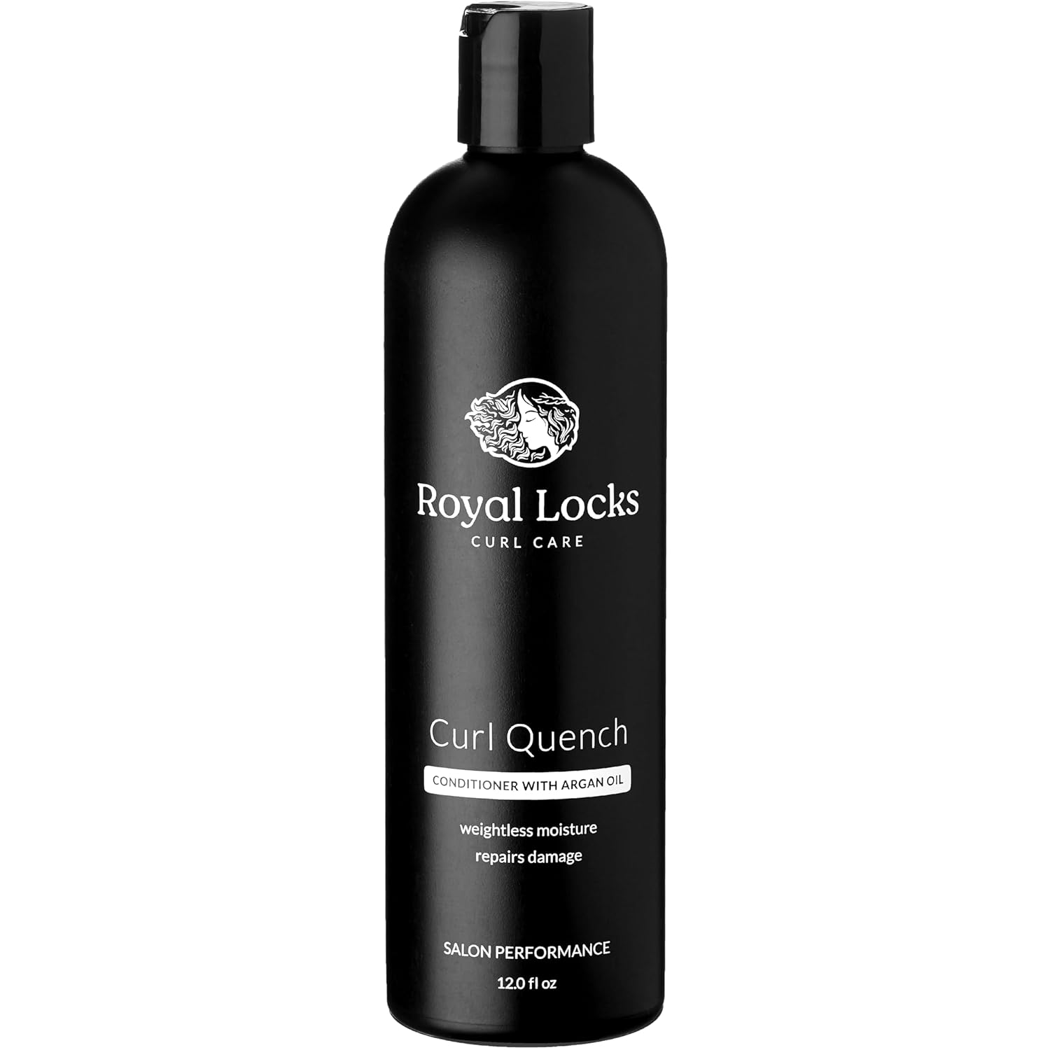 Acondicionador Curl Quench de Royal Locks. Aceite de argán y queratina con infusión de sulfato y parabenos para cabello rizado, permanente, gris