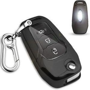QBUC Funda para llavero Ford, protector de TPU compatible con Ford F150 F250 2015 2016 2017 2018 2019, Focus 3 Escort Kuga Everest Fiesta Mustang QBUC Funda para llavero Ford, protector de TPU compatible con Ford F150 F250 2015 2016 2017 2018 2019, Focus 3 Escort Kuga Everest Fiesta Mustang