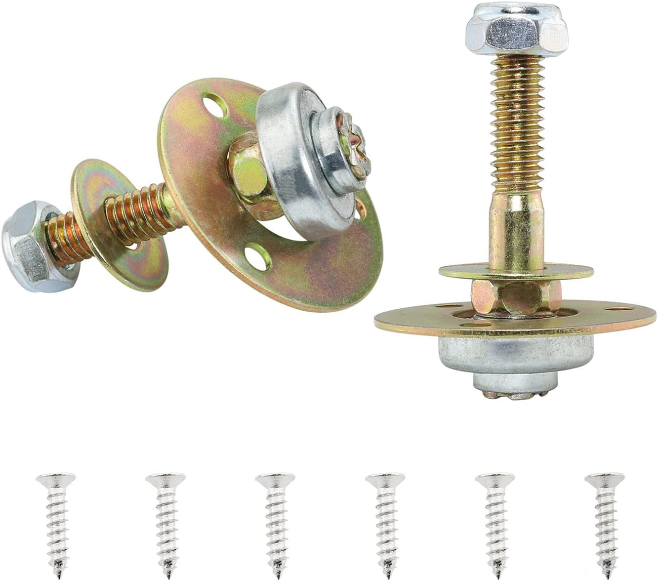 Juego de 2 piezas M8 x 2.165 in para muebles mecedora, rodamientos de piezas de conexión para silla mecedora, tornillos, tornillos, accesorios de