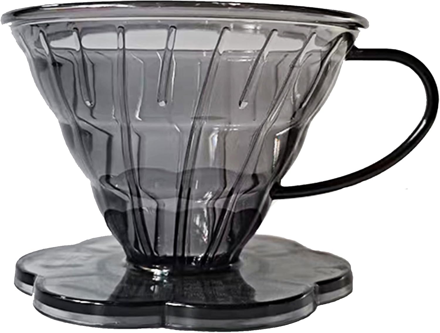 dolljojo V60 – Gotero de café, 1-2 tazas, cafetera para verter sobre café, taza de filtro de café reutilizable, para verter sobre el gotero de café,