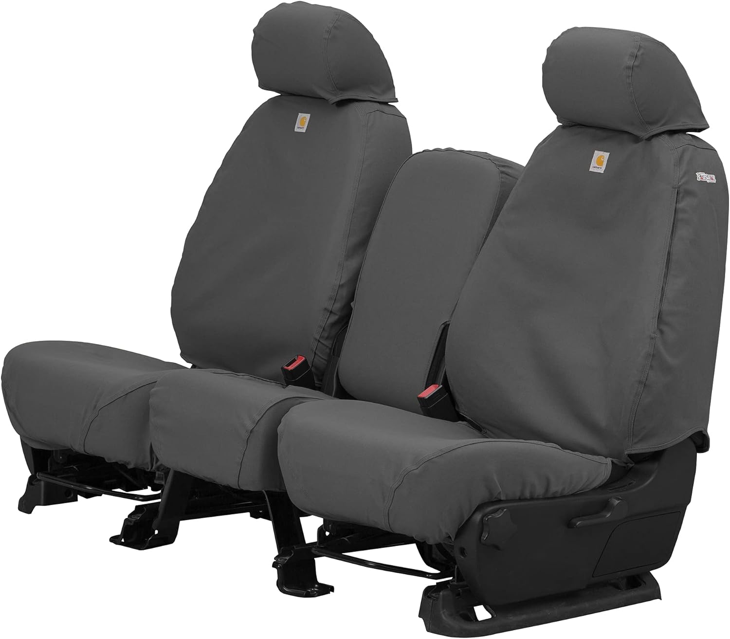 Covercraft Carhartt Fundas de asiento personalizadas  SSC3456CAGY  Asiento de banco de 1 fila 402040  Compatible con modelos selectos Chevrolet