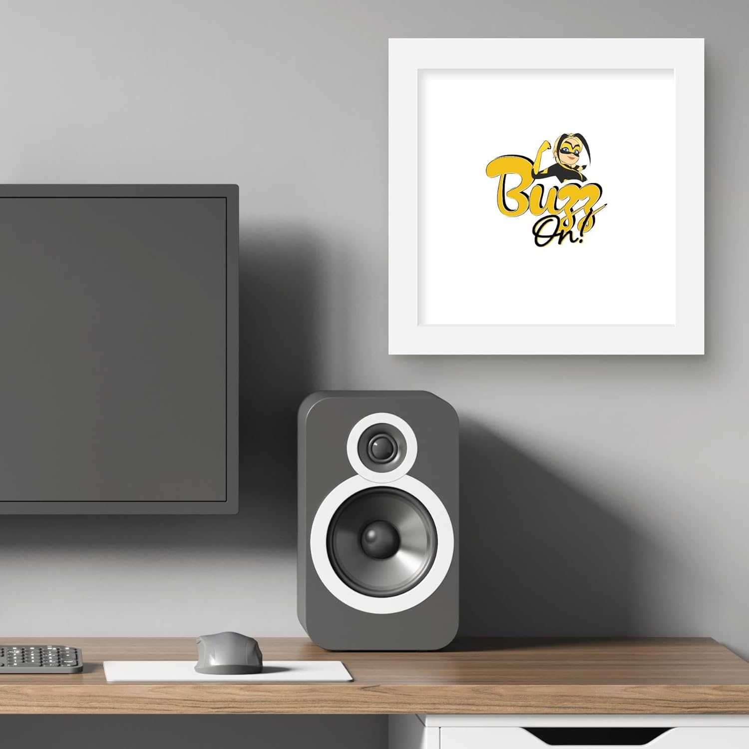 Trends International Gallery Pops Miraculous Tales of Ladybug & Cat Noir – Póster de pared de Queen Bee Buzz On Wall Art, 12.00 x 12.00 pulgadas,