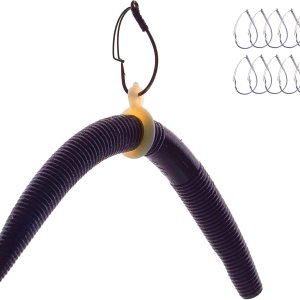 Sink-O-Ring Wacky Rig Kit de anillo tórico sin necesidad de herramientas, uso senko gusanos que brillan en la oscuridad, ganchos de pesca fáciles de Sink-O-Ring Wacky Rig Kit de anillo tórico sin necesidad de herramientas, uso senko gusanos que brillan en la oscuridad, ganchos de pesca fáciles de