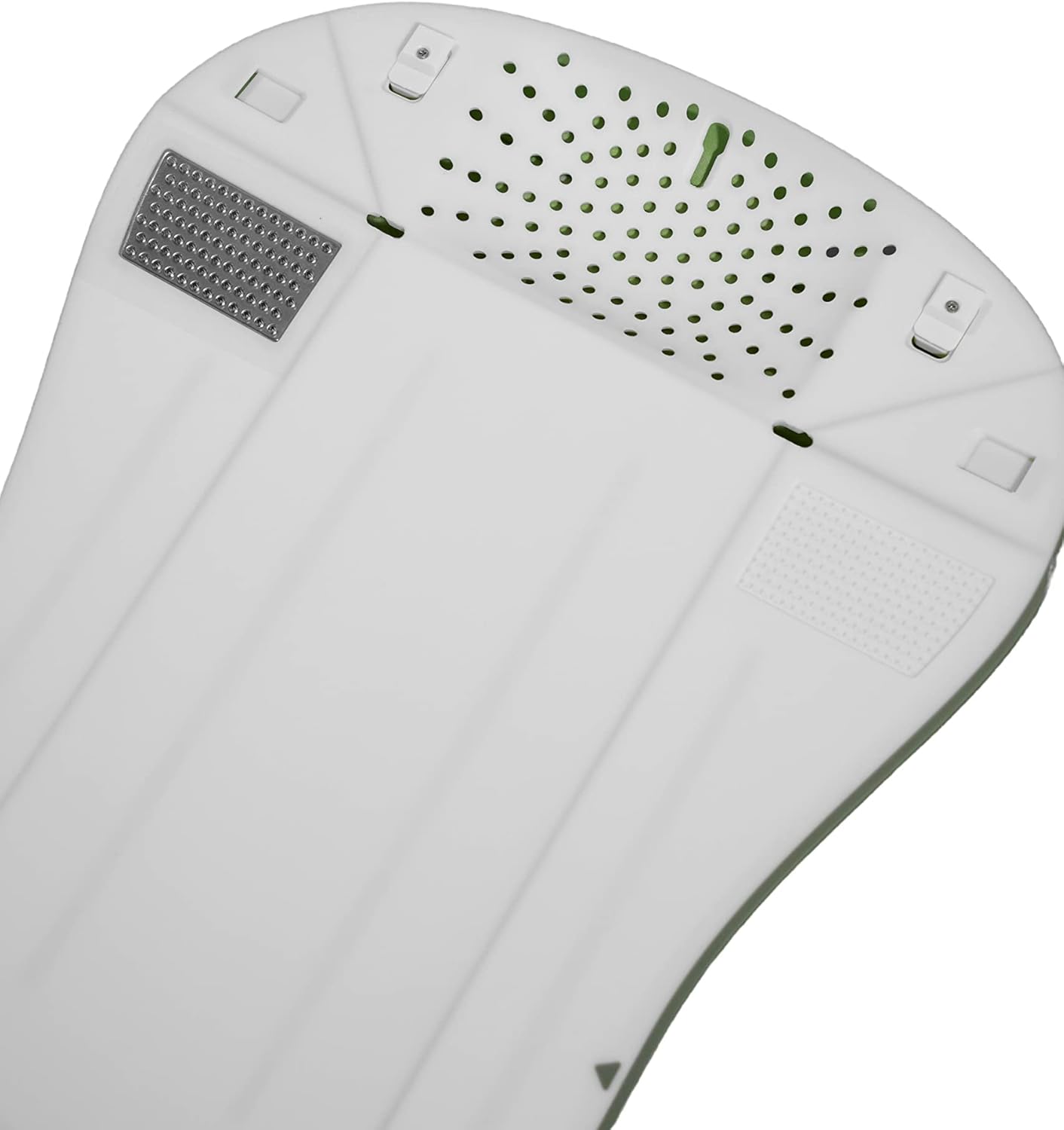 Prime Picks – Tabla de cortar plegable 6 en 1, tabla de cortar de plástico multifuncional para cocina con rallador (blanco)