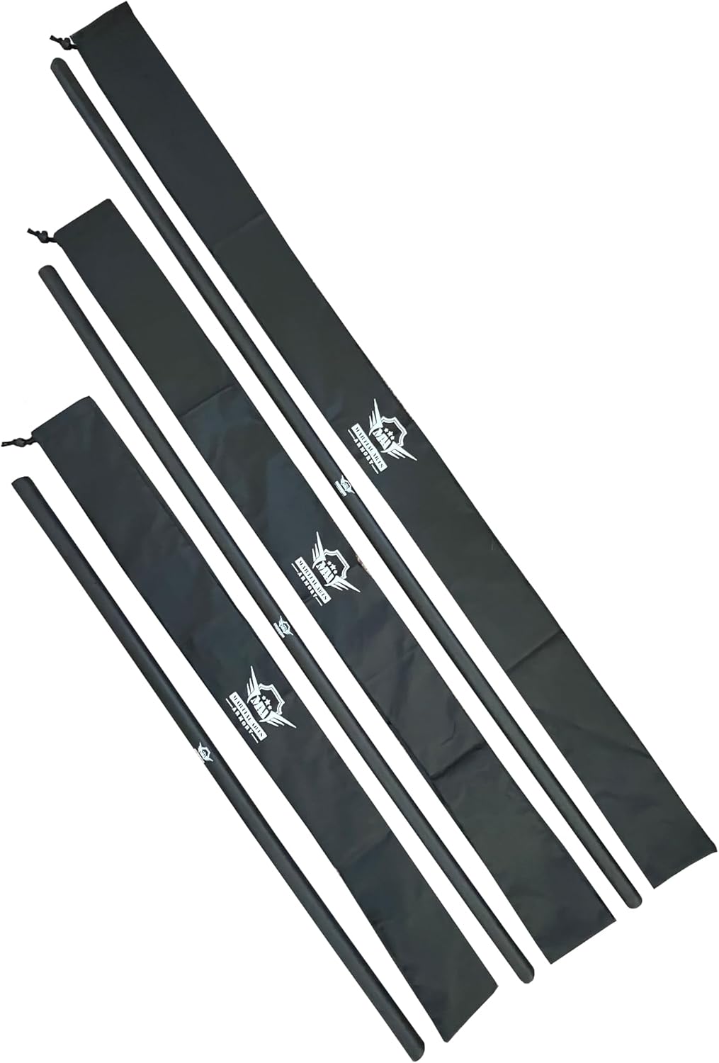 Martial Arts Armory Bo Staff acolchado de espuma para práctica segura y entrenamiento con bolsa de transporte