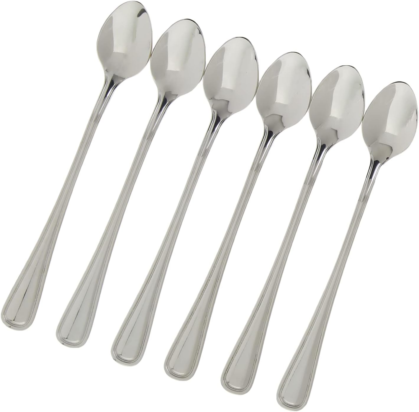 Winco Shangarila – Juego de cucharaditas heladas de 12 piezas, acero inoxidable 18-8