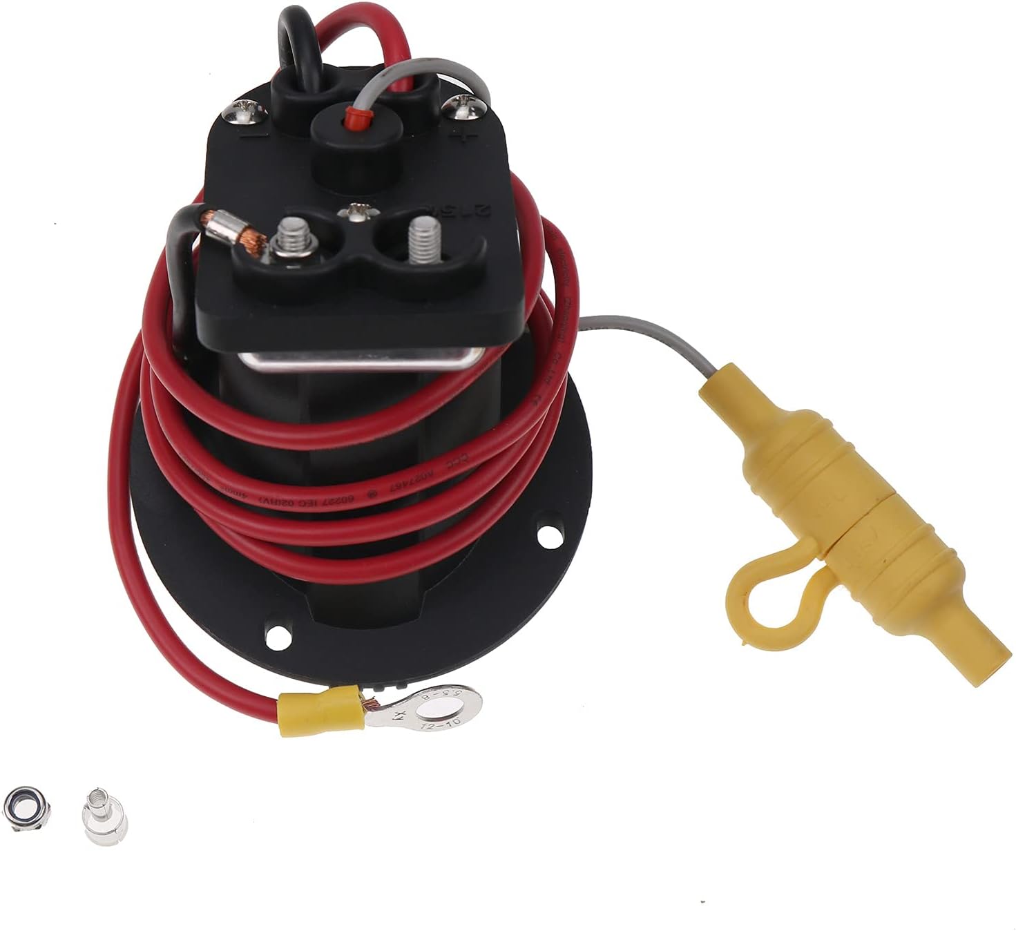 YIHETOP Conjunto de receptáculo y fusible de cargador de 48 voltios para Club Car DS 2000 en adelante carrito de golf eléctrico 1018021-01 1018468-01