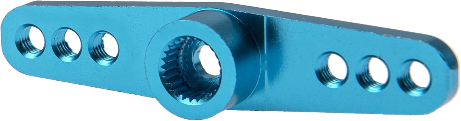 ShareGoo – Brazos de dirección de doble brazo de aleación de aluminio 25T para Futaba Savox Power HD HSP MG995 Servos Motor 18 110 RC coche buggies