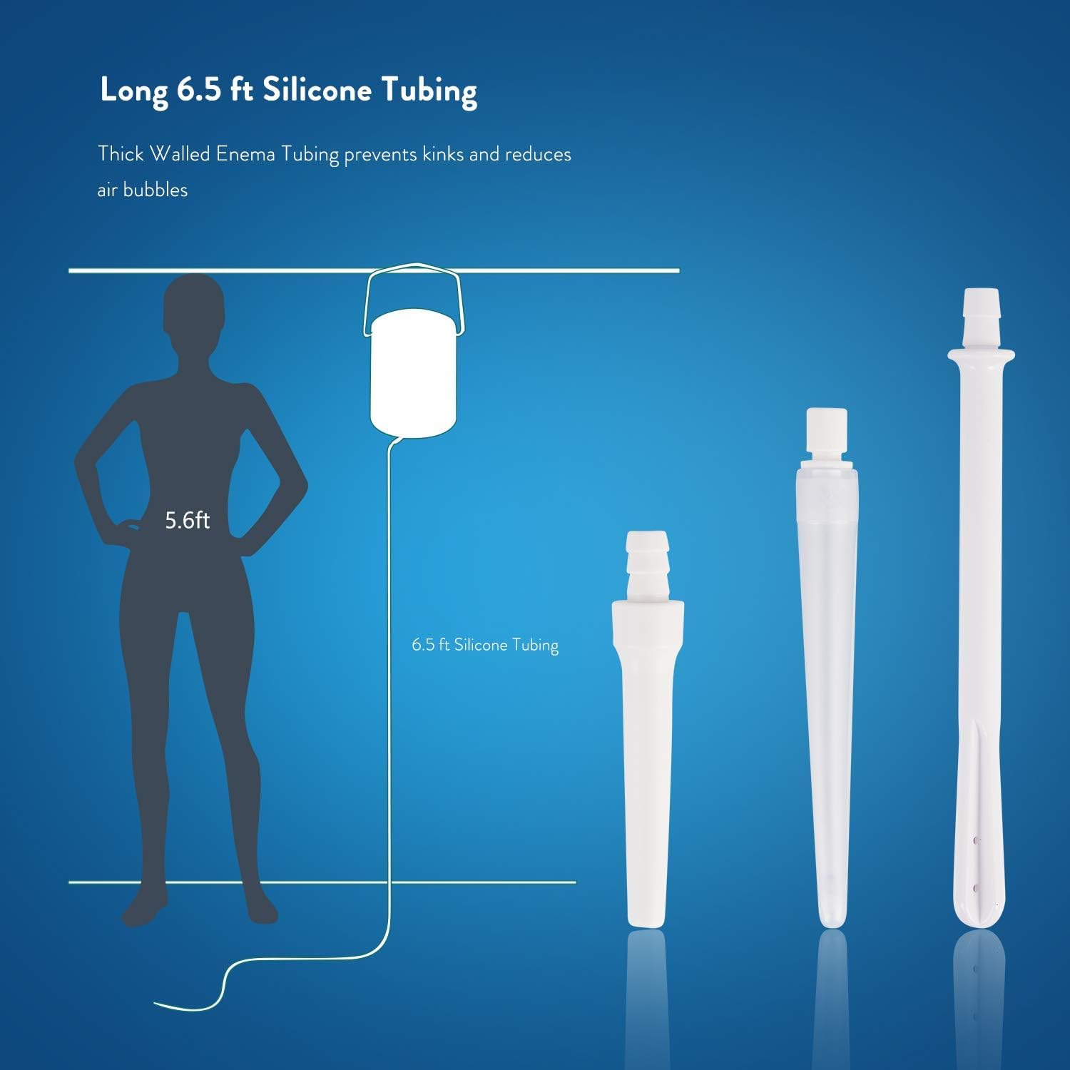 Smokitcen Coffee Enema Bucket Kit Acero Inoxidable 2 Cuartos de Capacidad para Desintoxicación Enemas - Imagen 8