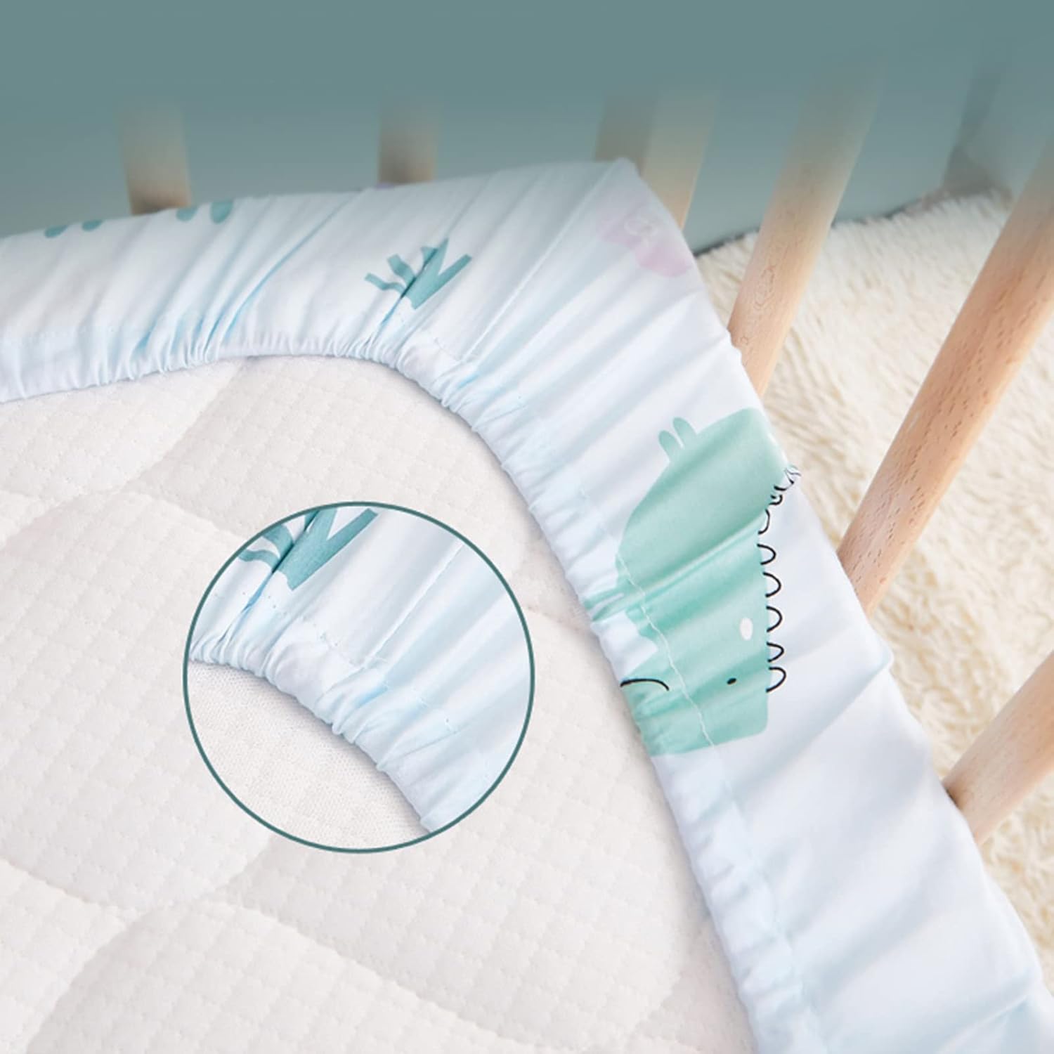 Sábanas personalizadas para cuna para bebé niño y niña, diseño de flor de corona dorada, sábana bajera unisex para cuna para niño, suave como la