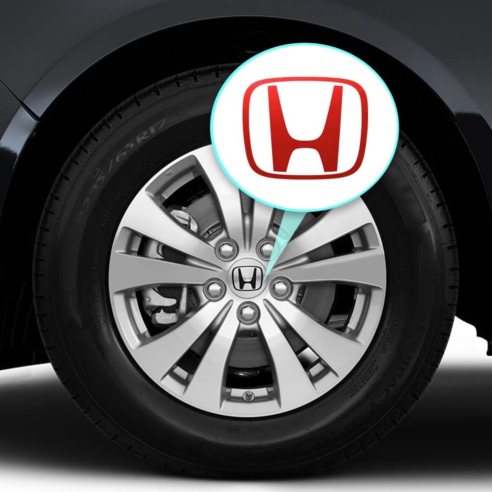IPG Adhesivos compatibles con Crosstour Accord Element CRV CRZ Ridgeline Odyssey Pilot, con logotipo central, superposición de llantas (logotipo