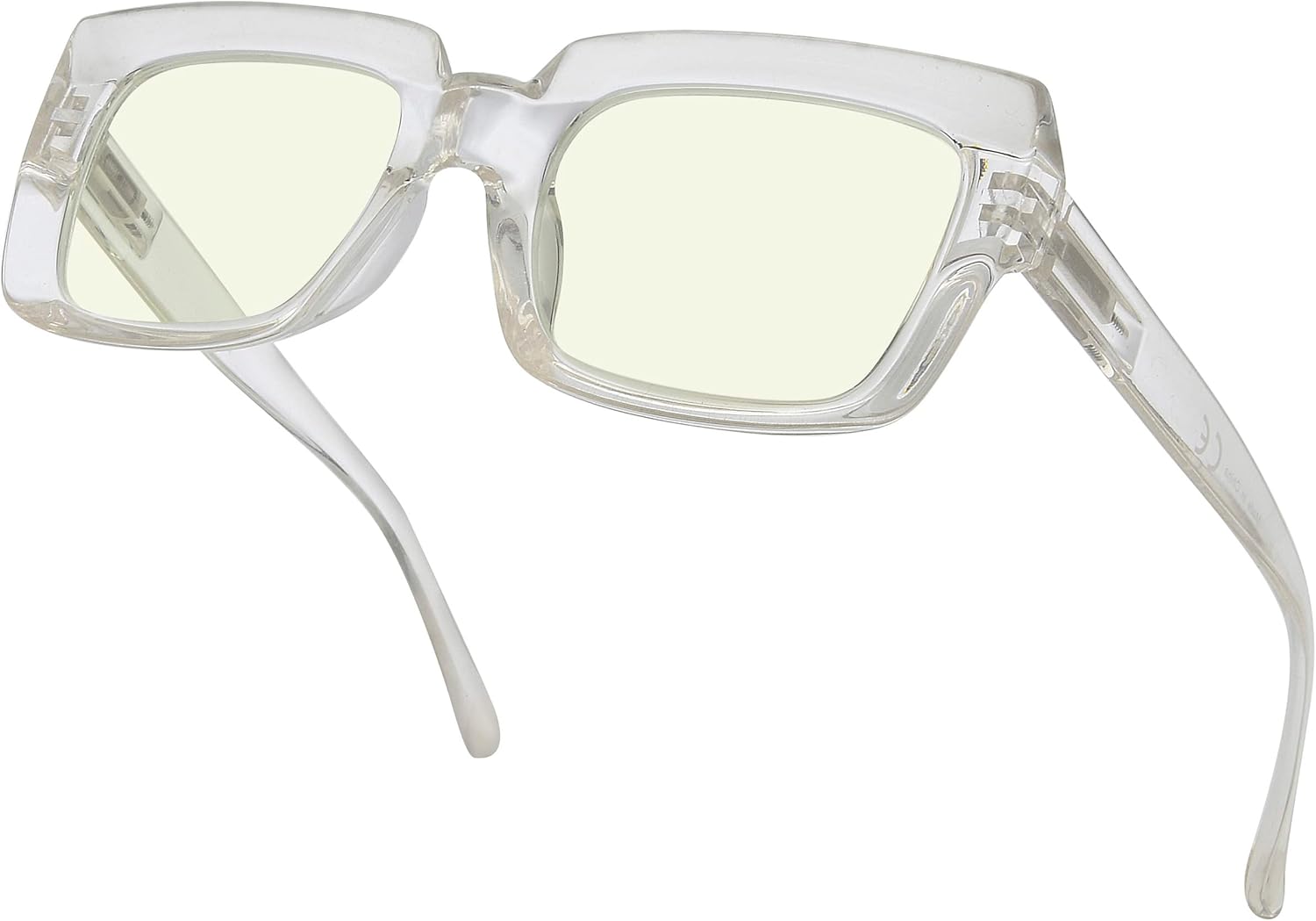 Eyekepper Gafas de computadora – Gafas con filtro de luz azul para mujer – Gafas cuadradas de gran tamaño con protección UV420 – Transparente