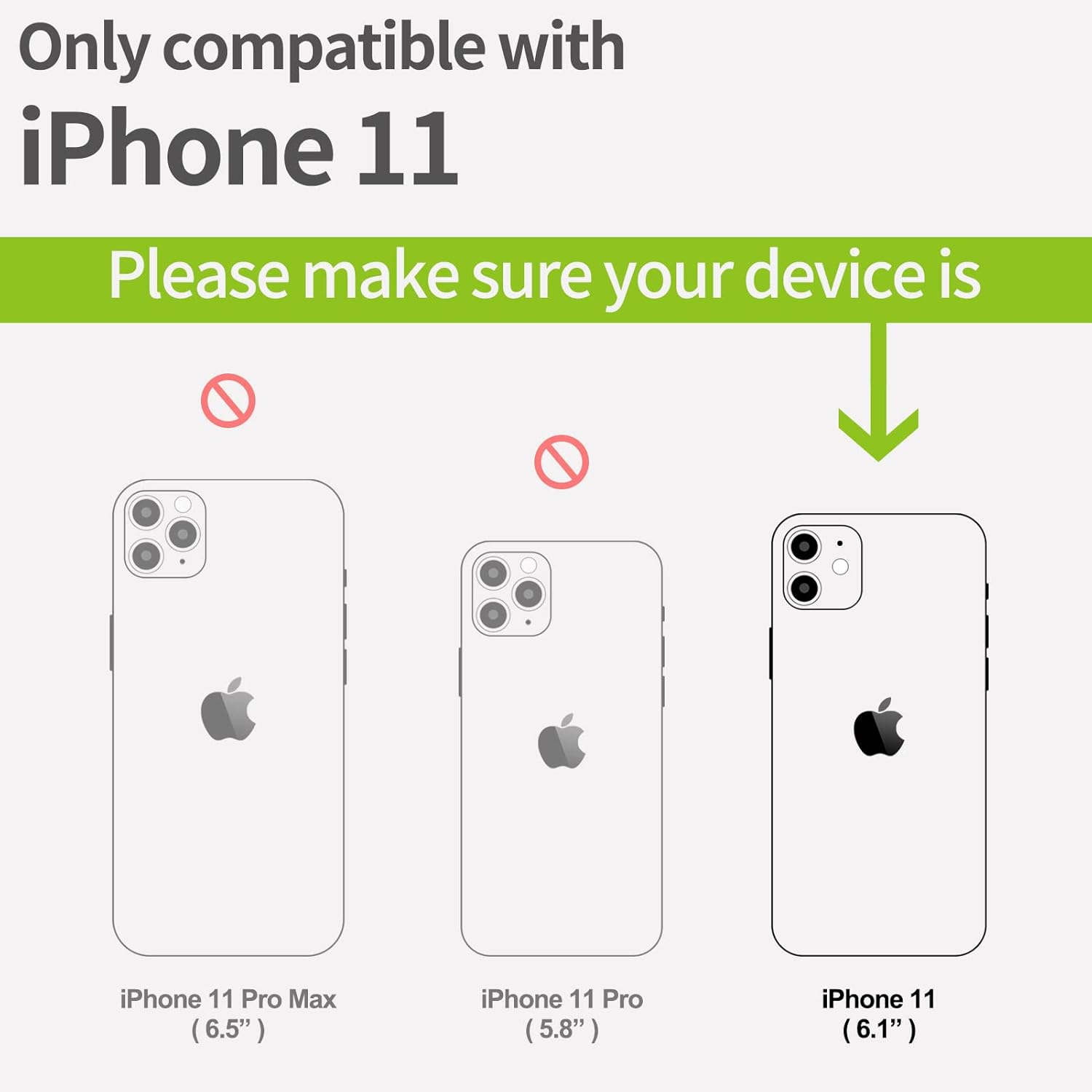 Carveit Funda de madera para iPhone 11 madera natural y TPU suave negro a prueba de golpes, funda protectora única y elegante de madera compatible