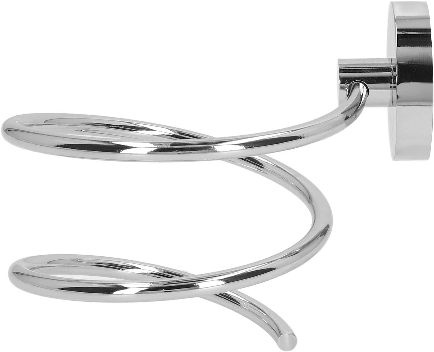 VTOSEN Soporte para secador de pelo de acero inoxidable 304, organizador de herramientas para el cabello de montaje en pared para baño, soporte para