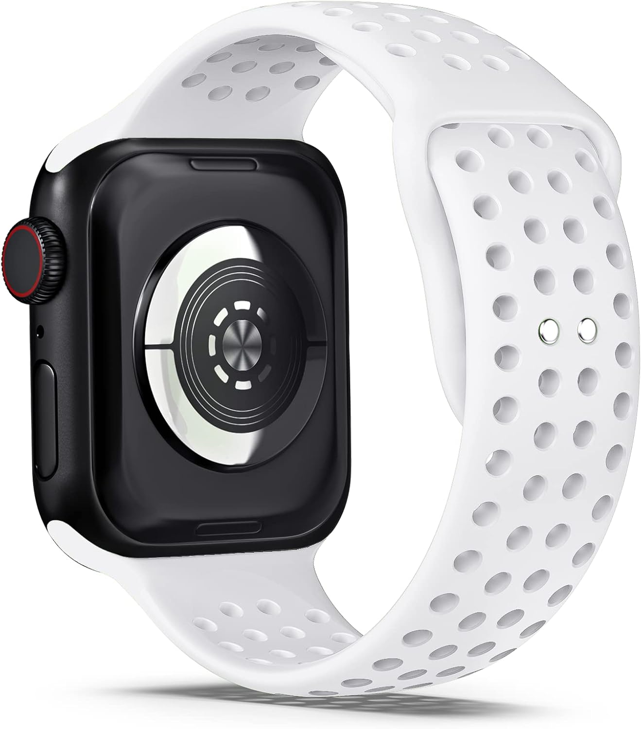 Toutouzhang Correas de silicona deportivas compatibles con Apple Watch Band SE Series 987654321Ultra de 1.496 in, 1.575 in, 1.614 in, 1.654 in,