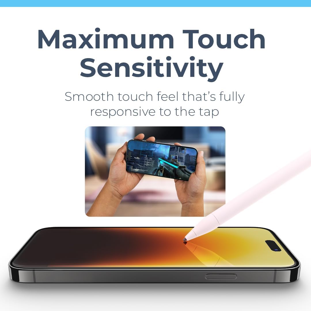 Power Theory Protector de pantalla de privacidad compatible con iPhone 15 Pro, vidrio templado, protección antiespía, Beneficios de la Sociedad