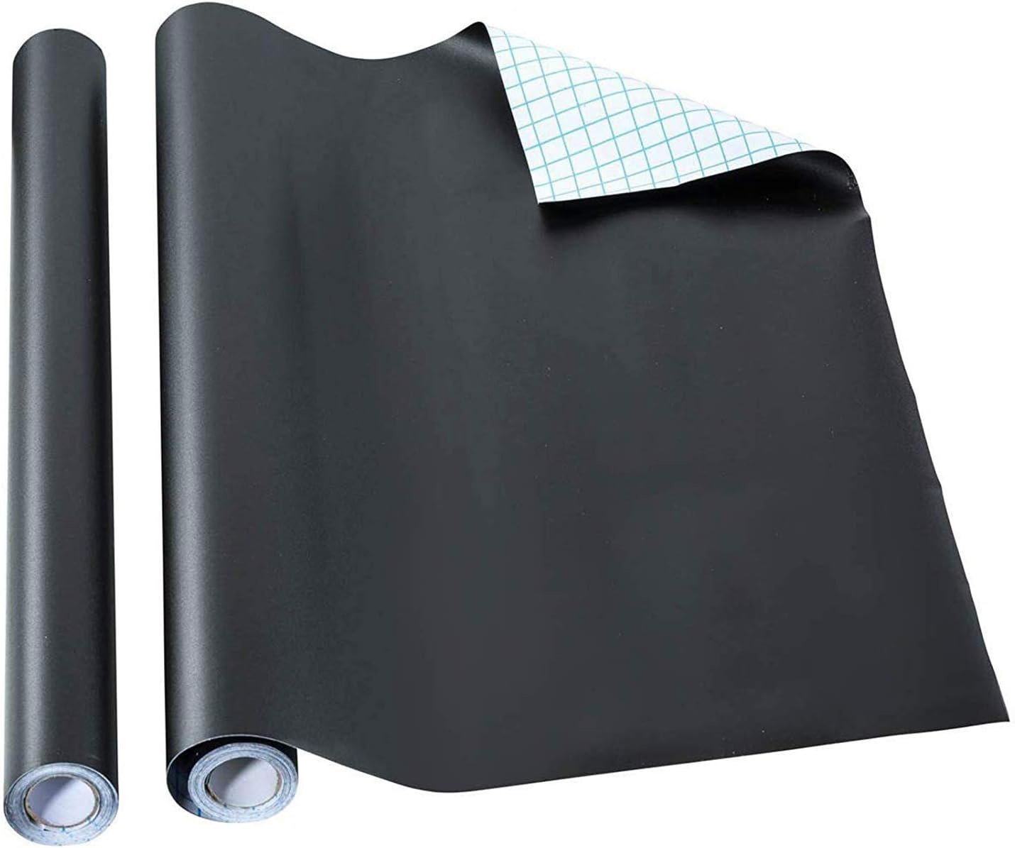 BANNER BUZZ MAKE IT VISIBLE Rollo de papel adhesivo negro de pizarra, adhesivo de vinilo autoadhesivo para pared, para el hogar, la oficina y la