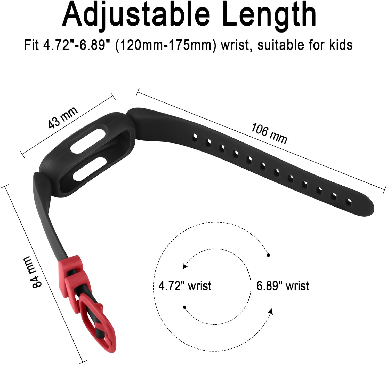 Ace 3 correas compatibles con Fitbit Ace 3 correas para niños y niñas, suaves y agradables al tacto, transpirables, coloridas bandas de reloj para
