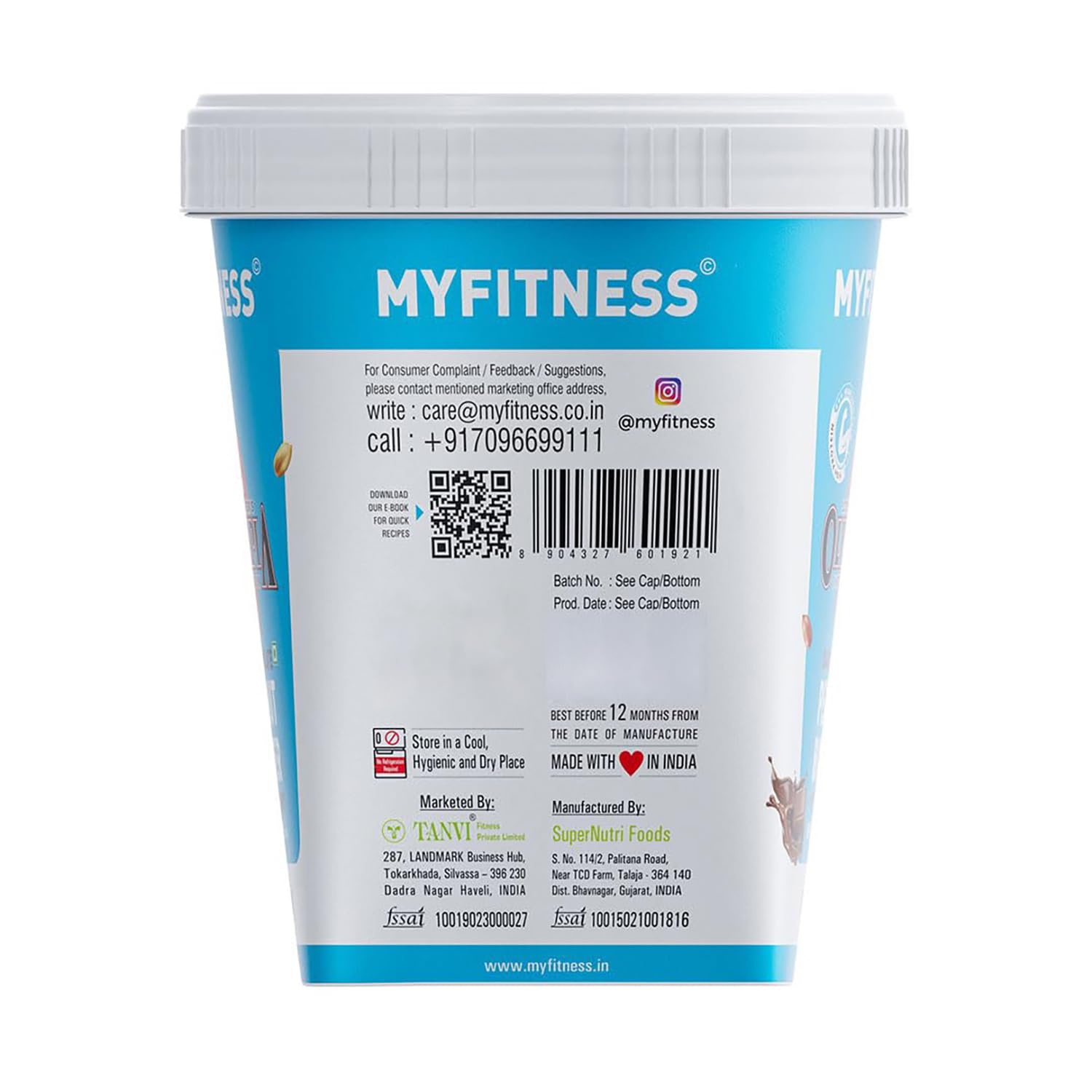 MYFITNESS Peanut Butter Chocolate Olympia Sin OMG Sin gluten, sin conservantes, todos los ingredientes naturales con alto contenido de proteínas,