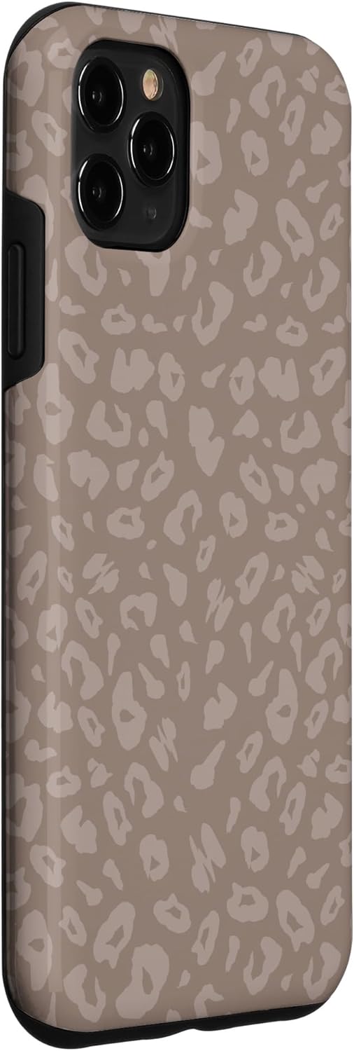 Funda para iPhone 11 Pro Max Neutral Tan – Elegante diseño de leopardo con estampado animal