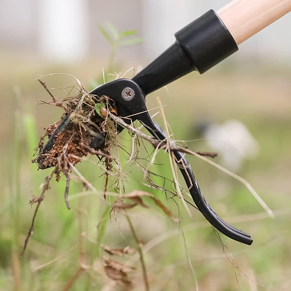 Herramienta extractora de malezas, herramientas manuales de jardinería desmontables, desbrozadora de pie de ahorro de energía con diseño de cabeza