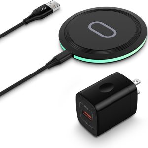 Cargador inalámbrico para teléfono Android 15 W Samsung S24 Estación de carga ultra rápida con adaptador de corriente QC 3.0 para Samsung Galaxy S24 Cargador inalámbrico para teléfono Android 15 W Samsung S24 Estación de carga ultra rápida con adaptador de corriente QC 3.0 para Samsung Galaxy S24