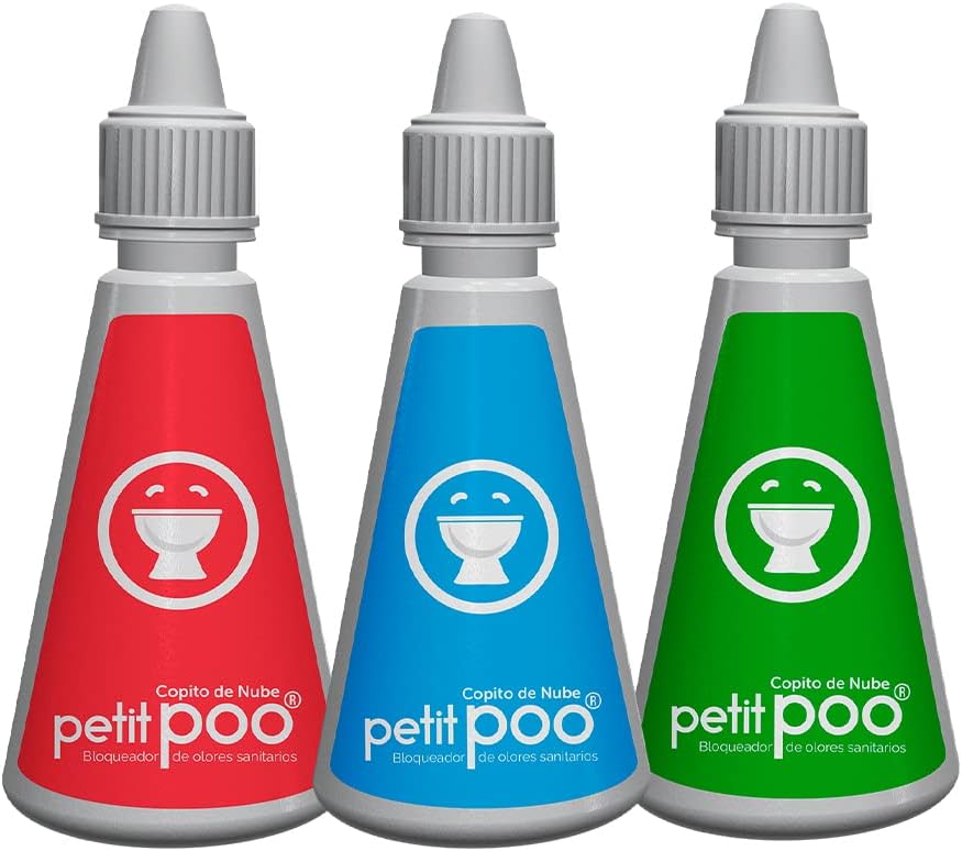 Goteros eliminadores de olores de baño – Juego de 3 para usarlo antes de ir  Ambientadores  Aerosol para inodoro  Imprescindibles de viaje