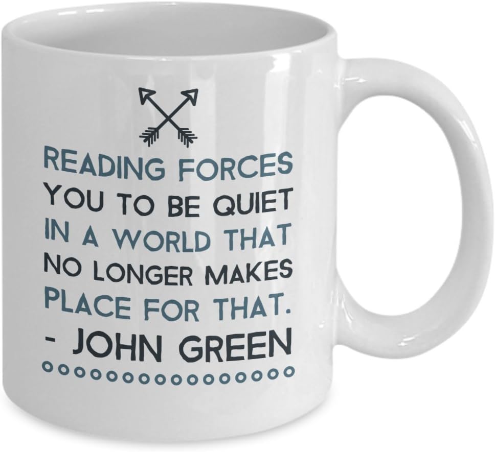 Lectura Fuerzas You To Be Quiet en un mundo que ya no hace que lugar para elbibliophileTaza de café de la calidad Taza Regalo Para bookworms, libro
