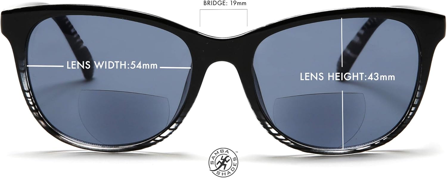 Samba Shades anteojos bifocales para leer al sol Moda Wayfarer anteojos de sol