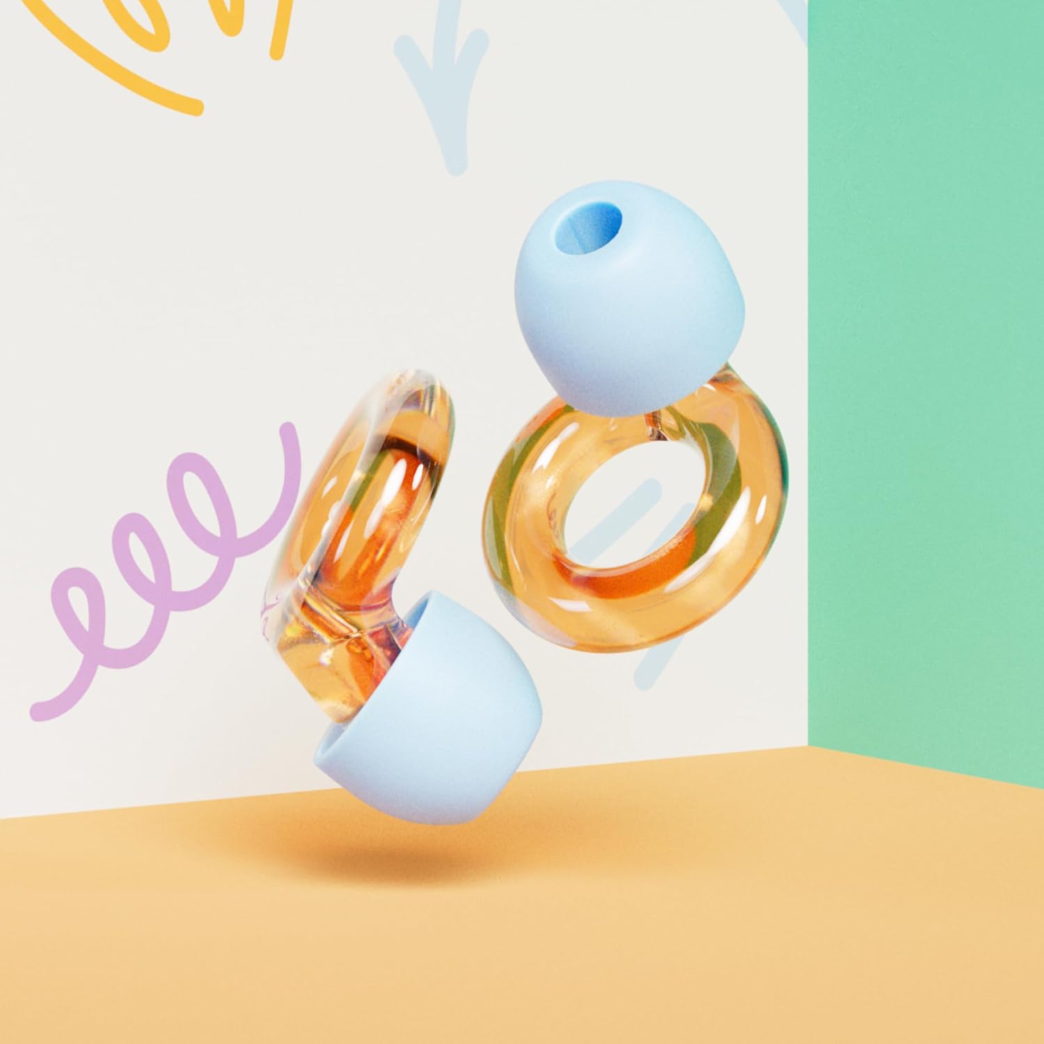 Loop Engage Kids Tapones para los oídos (6-12 años)  Tapones reutilizables con sensibilidad al ruido para el hogar, la escuela, el tiempo de juego y