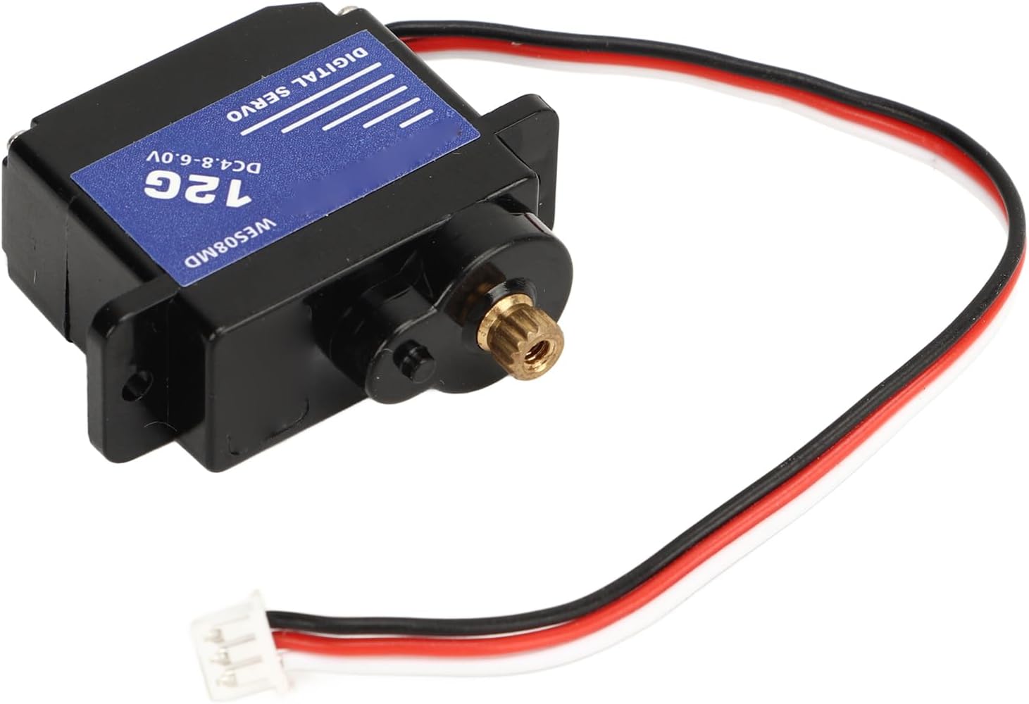 Juego de servo de dirección RC, operación de bajo ruido, fácil instalación, servo de metal para automóvil a control remoto, accesorios completos