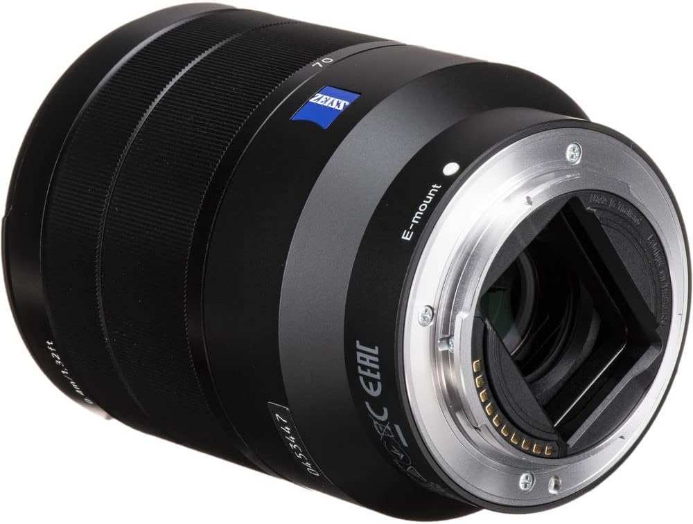 Sony Vario-Tessar T* FE 0.945-2.756 in f4 ZA OSS Lens (SEL2470Z) + Filtro + Mochila + Tarjeta de 64GB + Lector de Tarjetas + Trípode Flex + Cartera