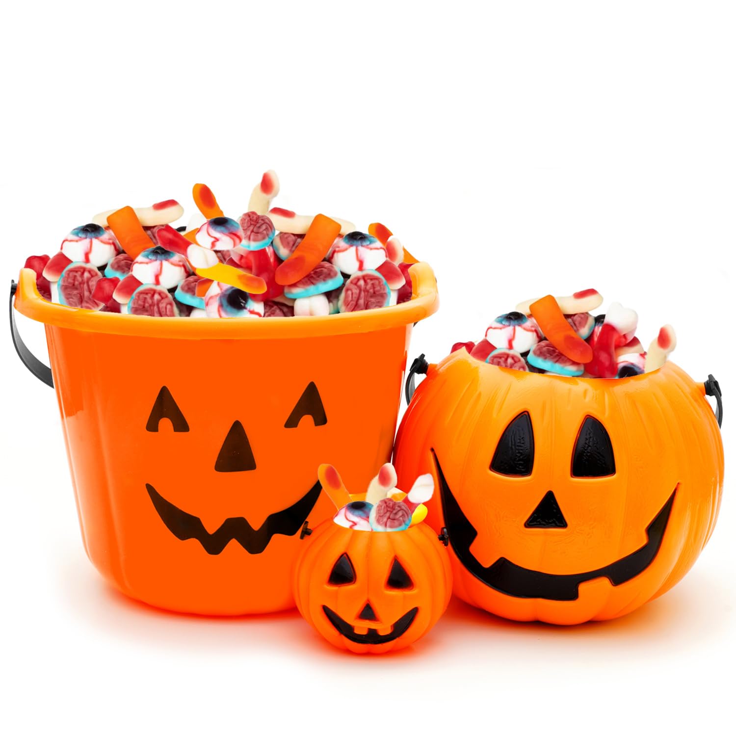 Fruidles Gomitas de Halloween que faltan partes del cuerpo, aperitivos divertidos y festivos (bolsa de 1 libra)