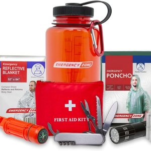 Emergency Zone Kit básico de botella de supervivencia  Kit de suministros de emergencia compacto para artículos esenciales de campamento, espacio de Emergency Zone Kit básico de botella de supervivencia  Kit de suministros de emergencia compacto para artículos esenciales de campamento, espacio de