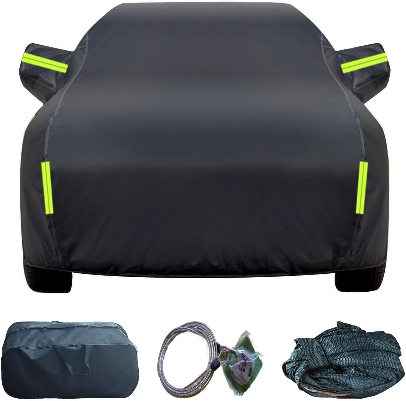 Waterproof Car Cover for Daewoo Lacetti Lanos Leganza,Thickened Oxford Cloth,Anti-Scratch,Anti-Bird Droppings,Fallen Leaves,Dust,Breathable Car
