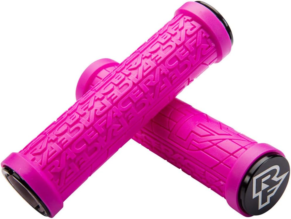 RaceFace Empuñaduras de agarre de bloqueo, magenta, 1.299 in