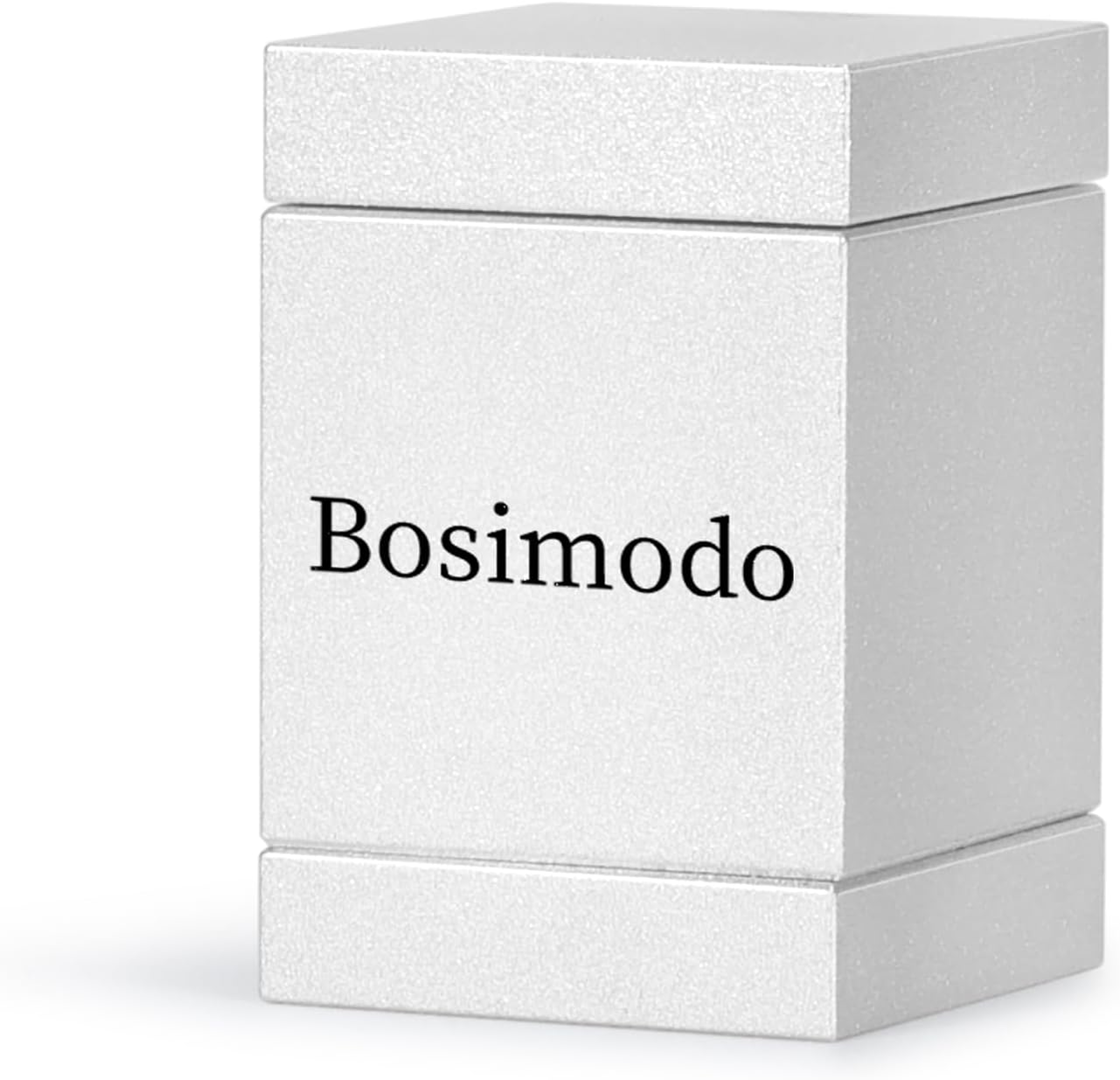 Bosimodo 1X1 Molde de preimpresión sólido 6061 Molde de preimpresión de flores de aluminio sólido (blanco plateado 1 x 1)