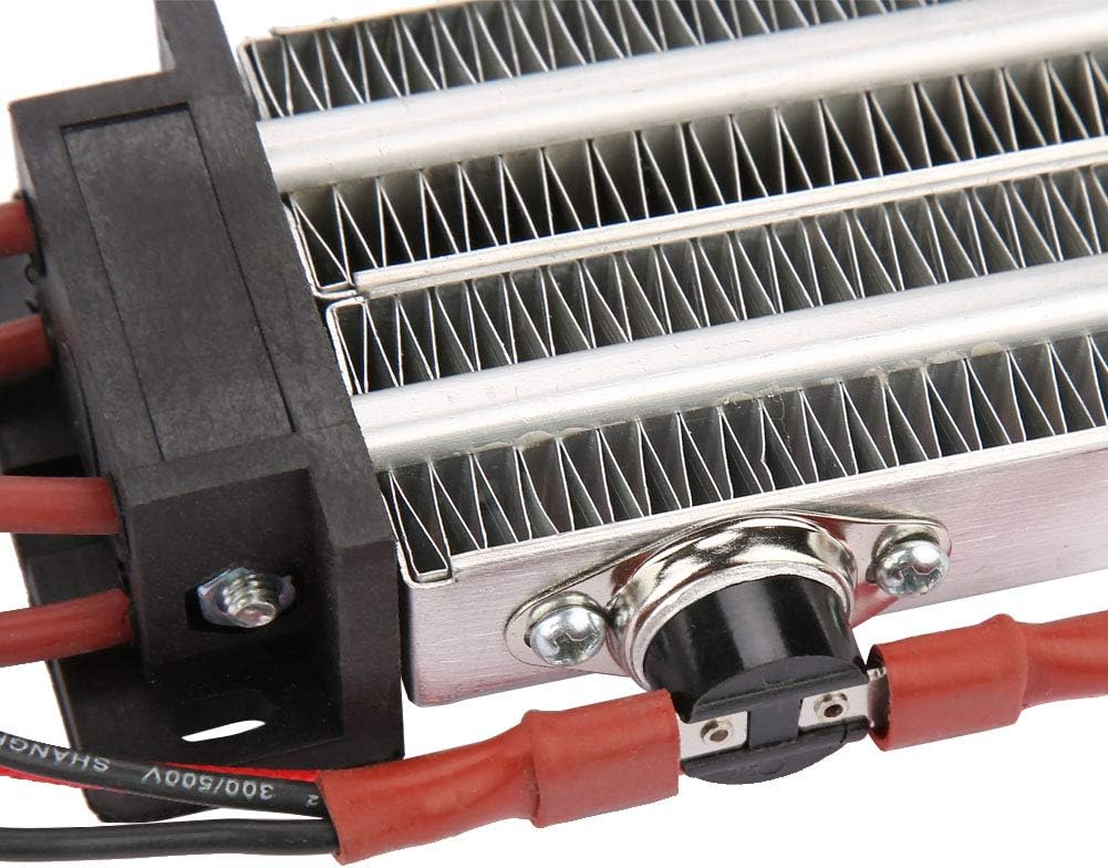 Calentador de aire de cerámica PTC, calefacción, calentador de ventilador de aire acondicionado, termostato automático de 500 W, con protector de