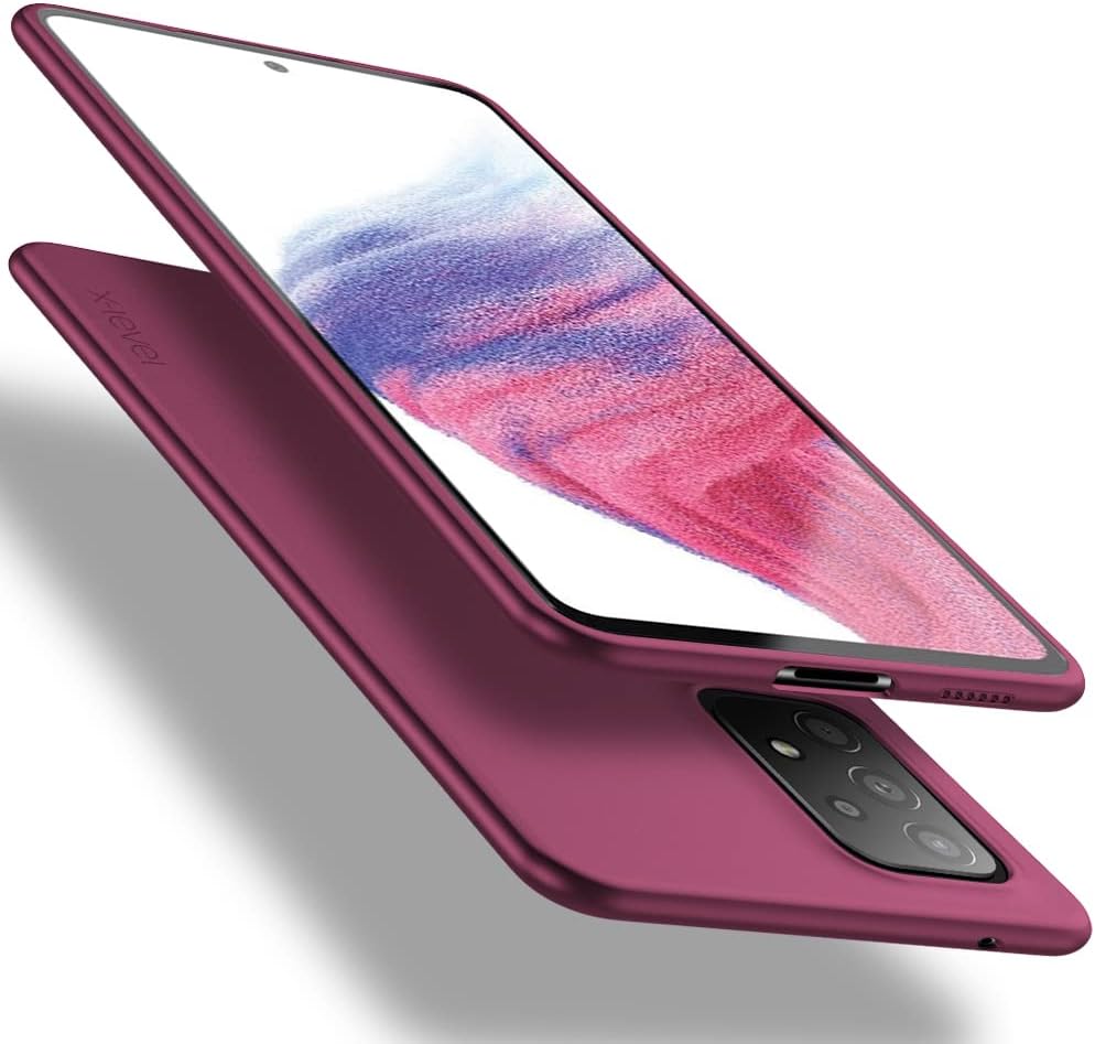 X-level Funda para Samsung Galaxy A53 5G Ultra Delgada Slim Fit Soft TPU Guardian Series A53 5G Cubierta trasera para teléfono Funda protectora con