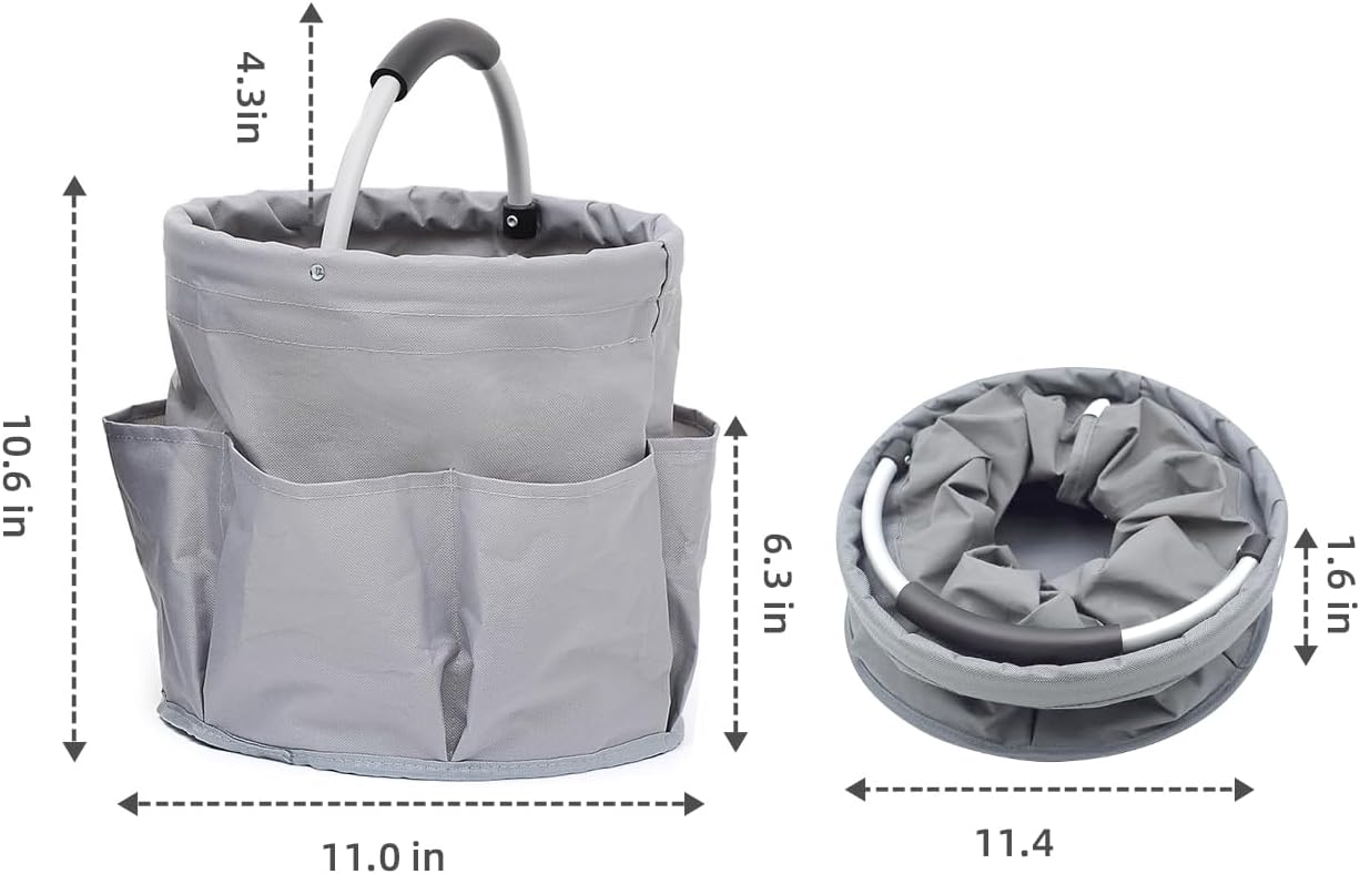Bolsa de almacenamiento de jardinería, bolsa de herramientas de jardín, bolsa de almacenamiento multifuncional para organizador de picnic al aire