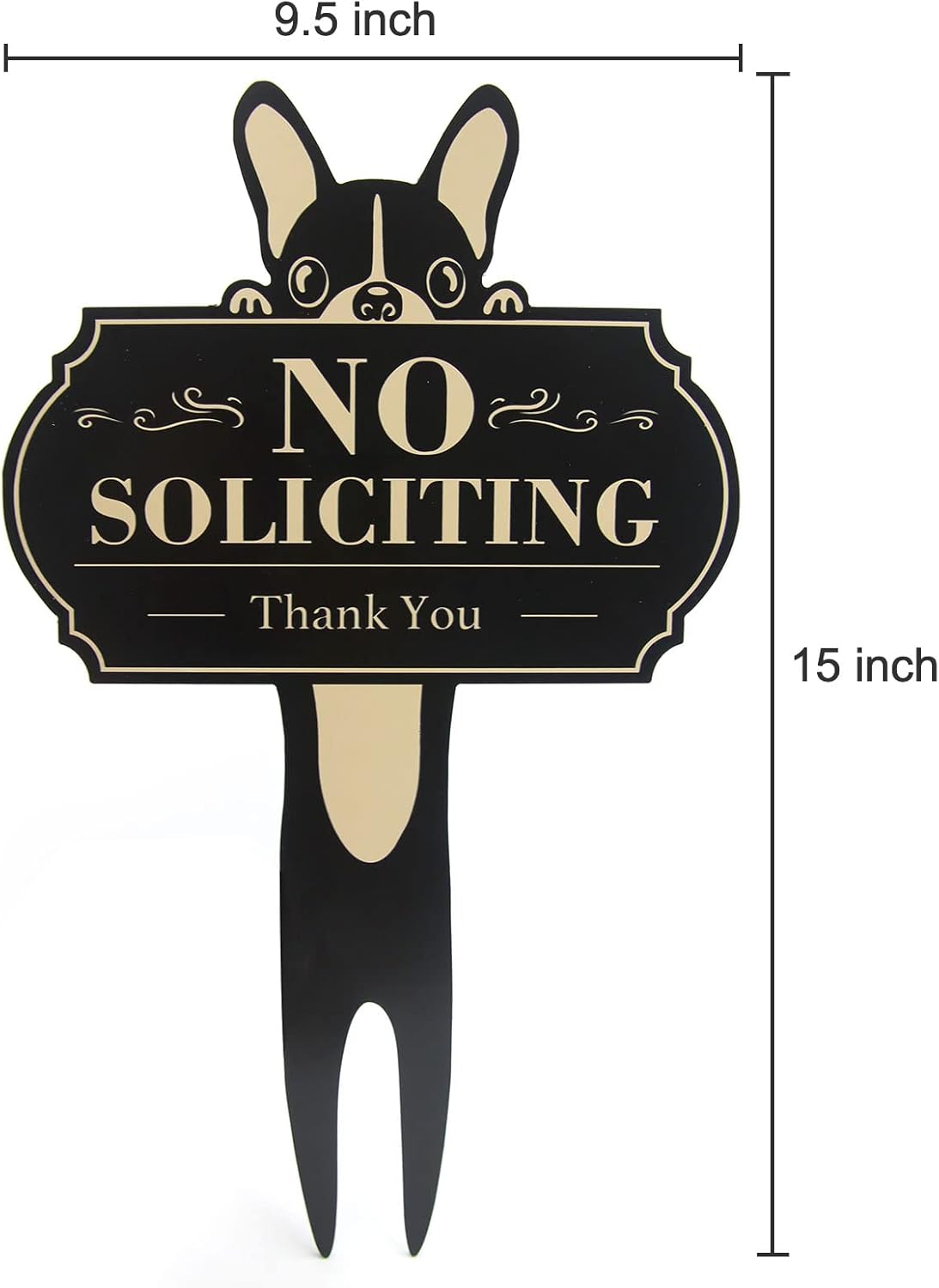Letrero de “No Soliciting para casa”, divertido letrero de metal para patio al aire libre para decoración de puerta y patio, regalos para dueños de