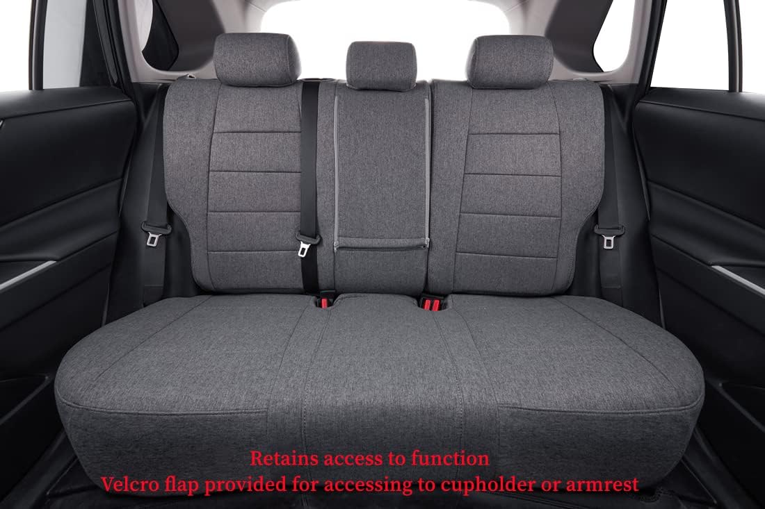 Fundas de asiento de ajuste personalizado para Toyota Corolla Cross L, LE, XLE 2022 2023 2024, protector de asiento de poliéster de cobertura